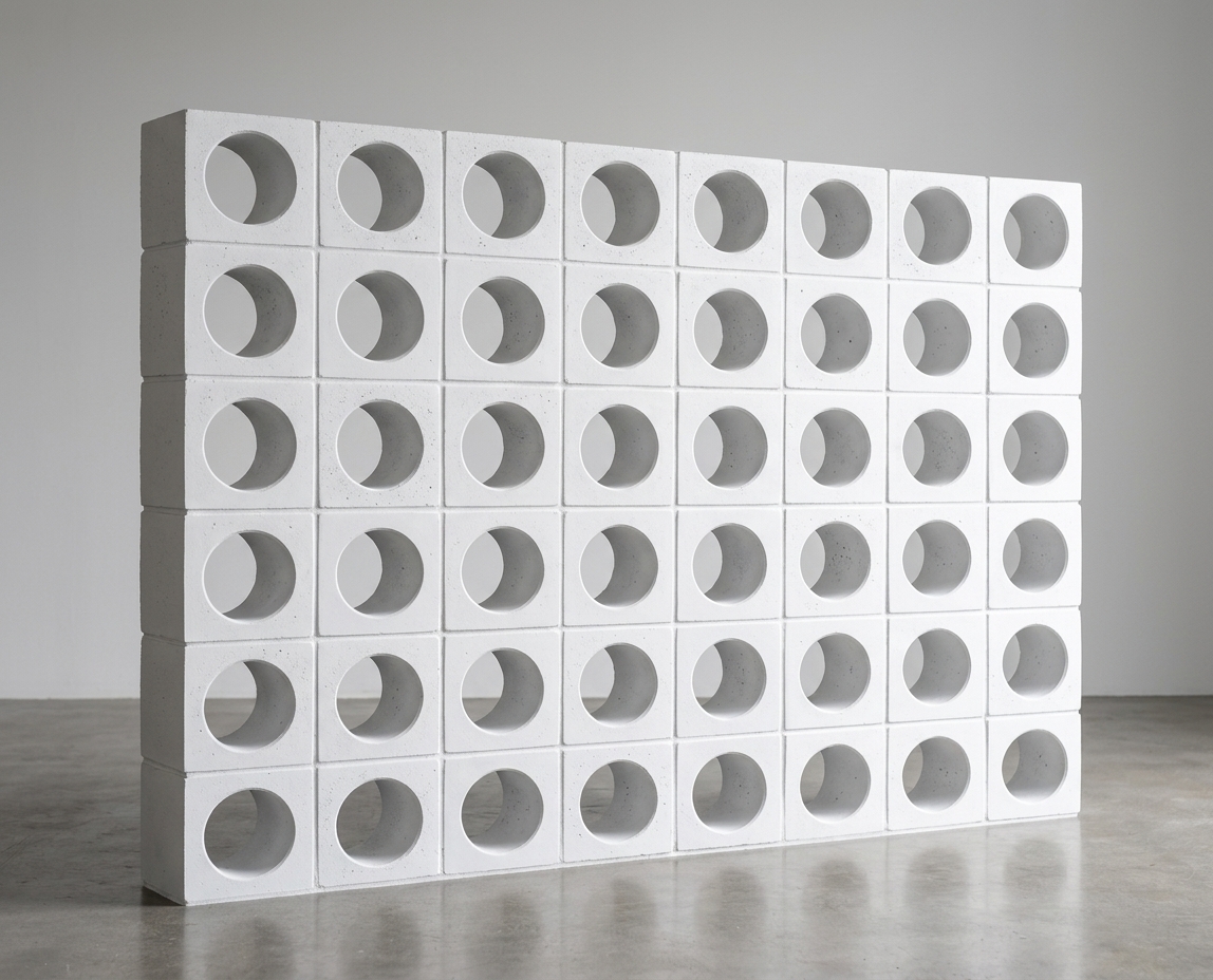 Letrero o emblema decorativo: Square Concrete brick Mold — vista de referencia 3