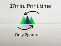 Nano Spiral/17min. Print time/Only 2gram