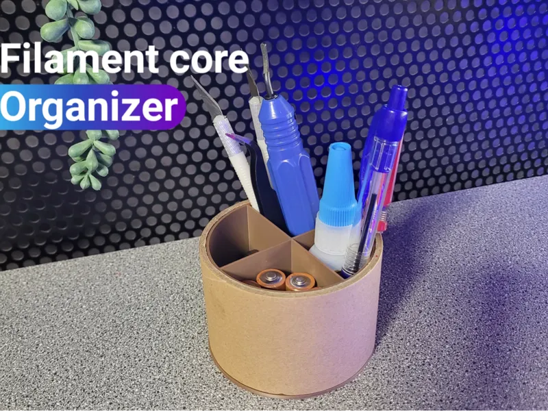 Bambu Filament Core Organizer