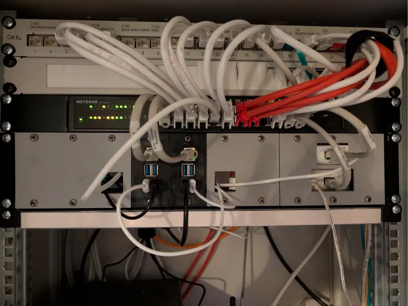 DAP IKEA Dirigera Philips Hue - 2U 2HE rack mount