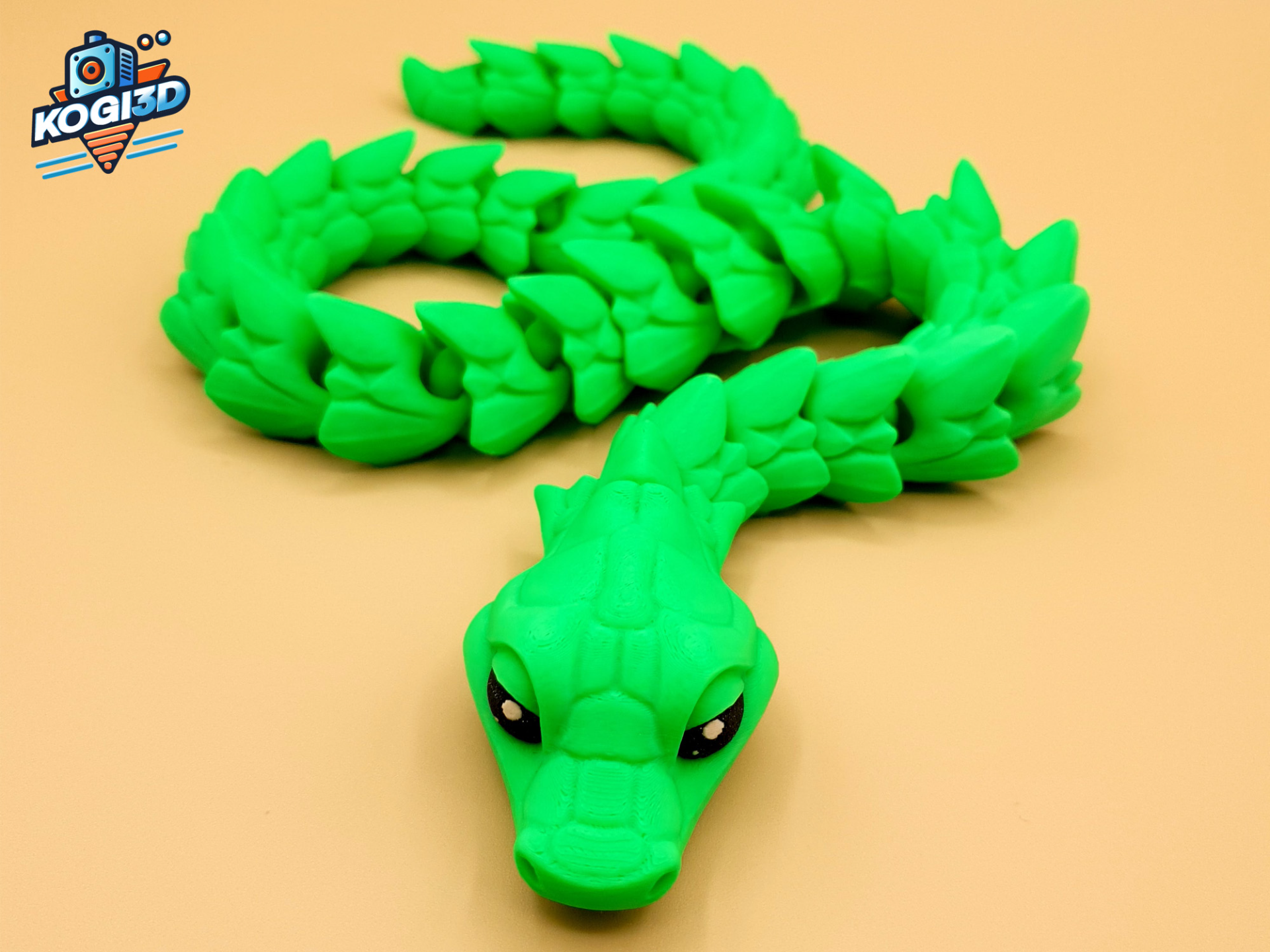 Articulated Cartoon Snake - 1