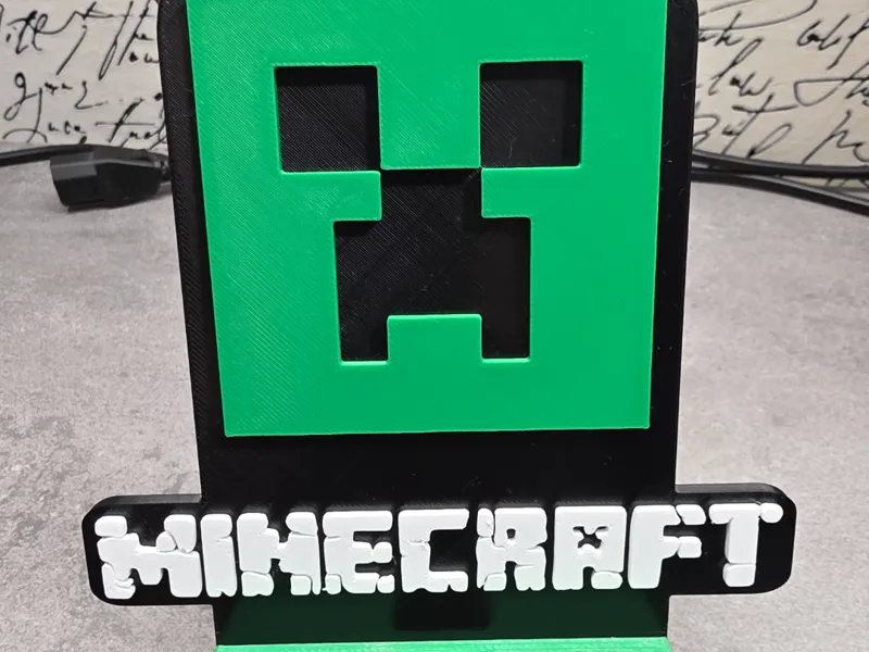 Minecraft Phone Stand