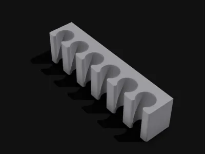 Cable organizer, with 6mm magnets