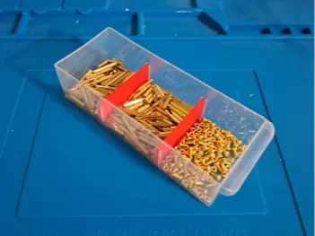 2inch by 0.85in by 0.08in Bin Storage Divider