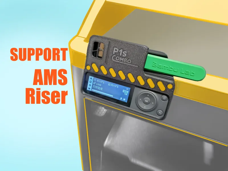 Scraper holder on screen(support AMS Riser)