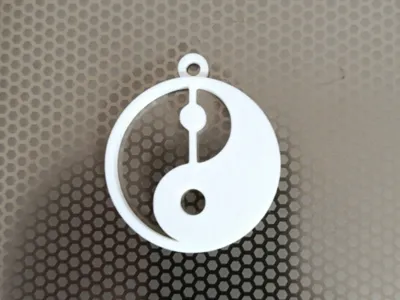 Yin Yang Keychain