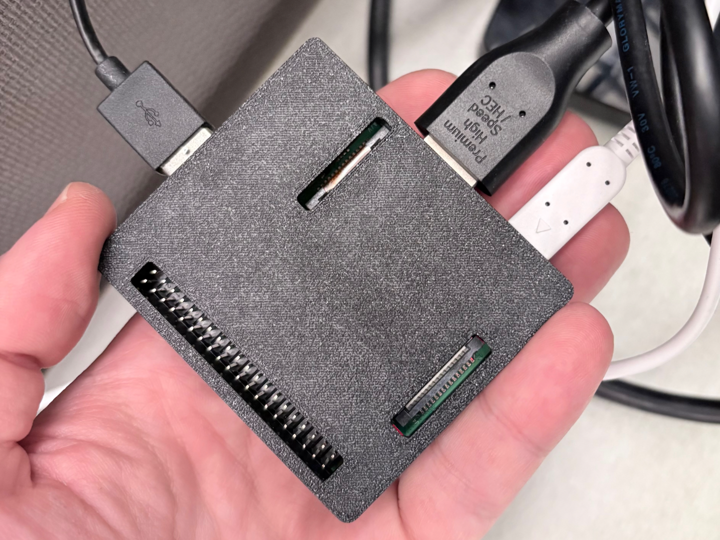 Ultra-Slim Snap-Fit Case for Raspberry Pi 3A+ plus