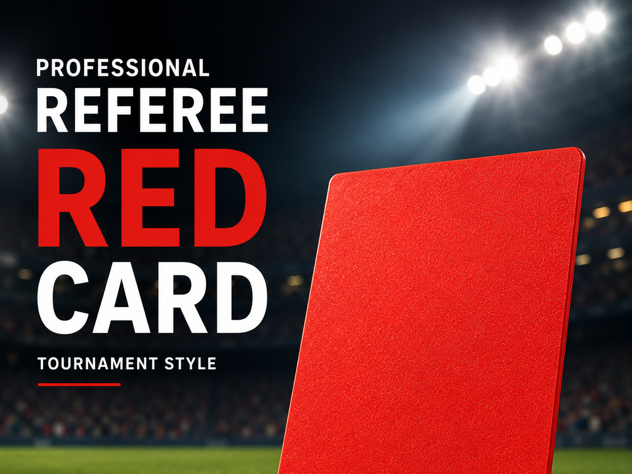 FIFA REF CARD official size  