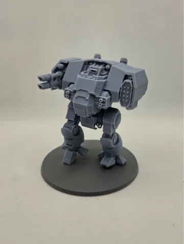 Modelo para impresión 3D: Spaceman Walking Coffin With Guns — vista de referencia 2