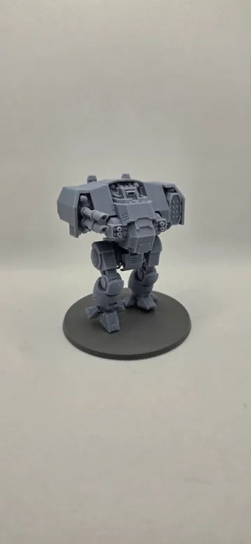 Modelo para impresión 3D: Spaceman Walking Coffin With Guns — vista de referencia 3