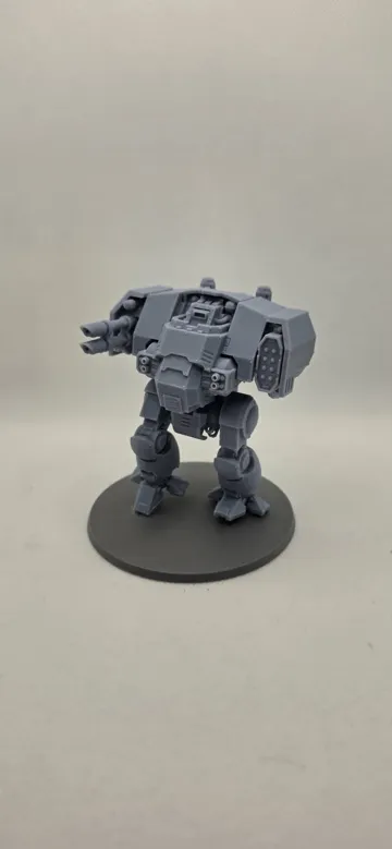 Modelo para impresión 3D: Spaceman Walking Coffin With Guns — vista de referencia 4