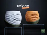 Минималистична саксия polygon за орхидеи