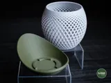 Минималистична саксия polygon за орхидеи