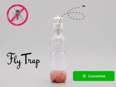 The last supper - Customizable Bottle Cap Fly Trap