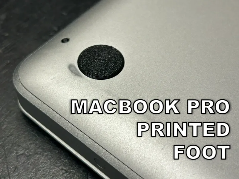 Macbook Pro Replacement Foot (A1278 version)