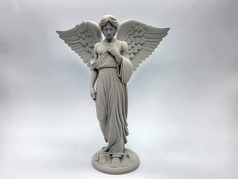 Classical Guardian Angel Sculpture