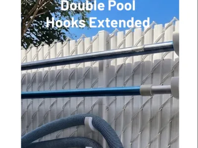 Hook (extended) over fence - Pool accessories
