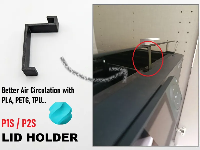 P1S / P2S Lid Holder 