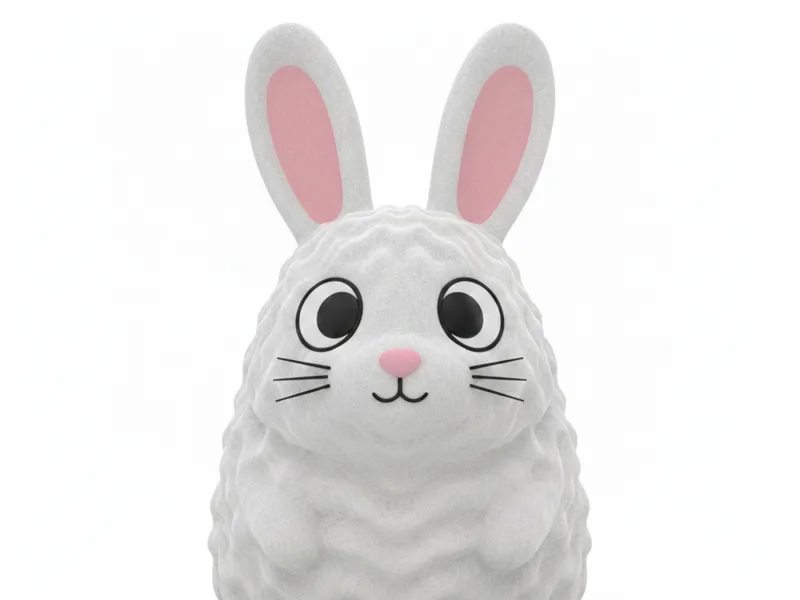 Fantasy cartoon rabbit