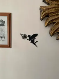 Fée et pissenlit - Art mural en silhouette — photo 3