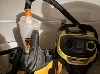 Kärcher WD6/WD3 to Dewalt Dust Seperator