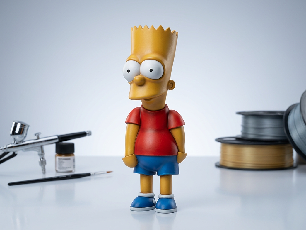 Classic Bart Simpson - Iconic 3D Figurine