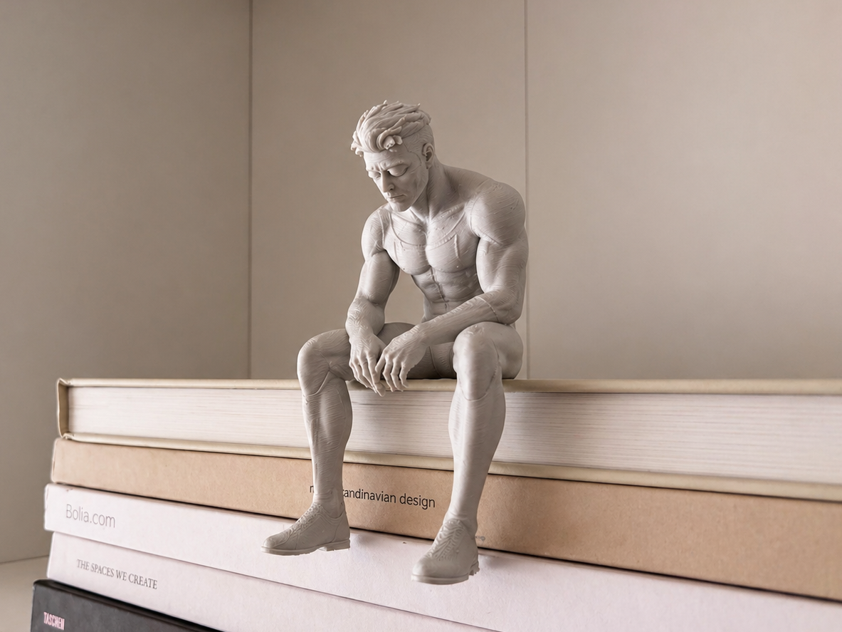 Invincible Sitting on Ledge Figure