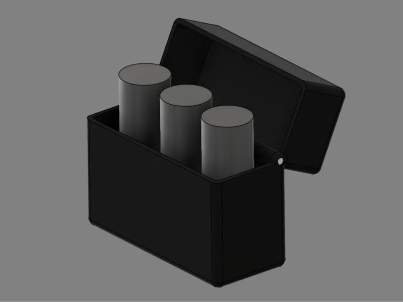 Three eye drop cases