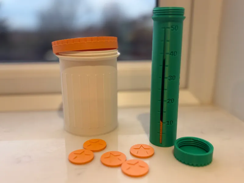 Kids Reward Token Tubes & Star Tokens