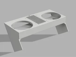 Deye Inverter Cooler – Dual 120mm Fan Mount