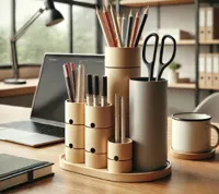 Organiseur de bureau élégant pour fournitures d'écriture — photo 3