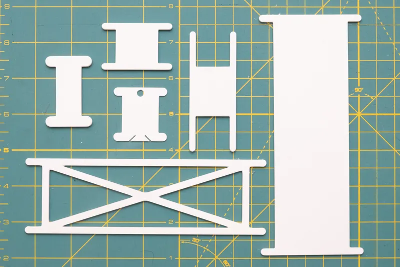 Parametric Bobbins for Embroidery Floss (or yarn, or elastic, or...)