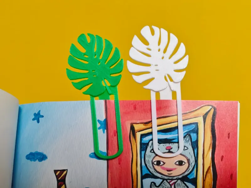 龟背竹书签Monstera Bookmark