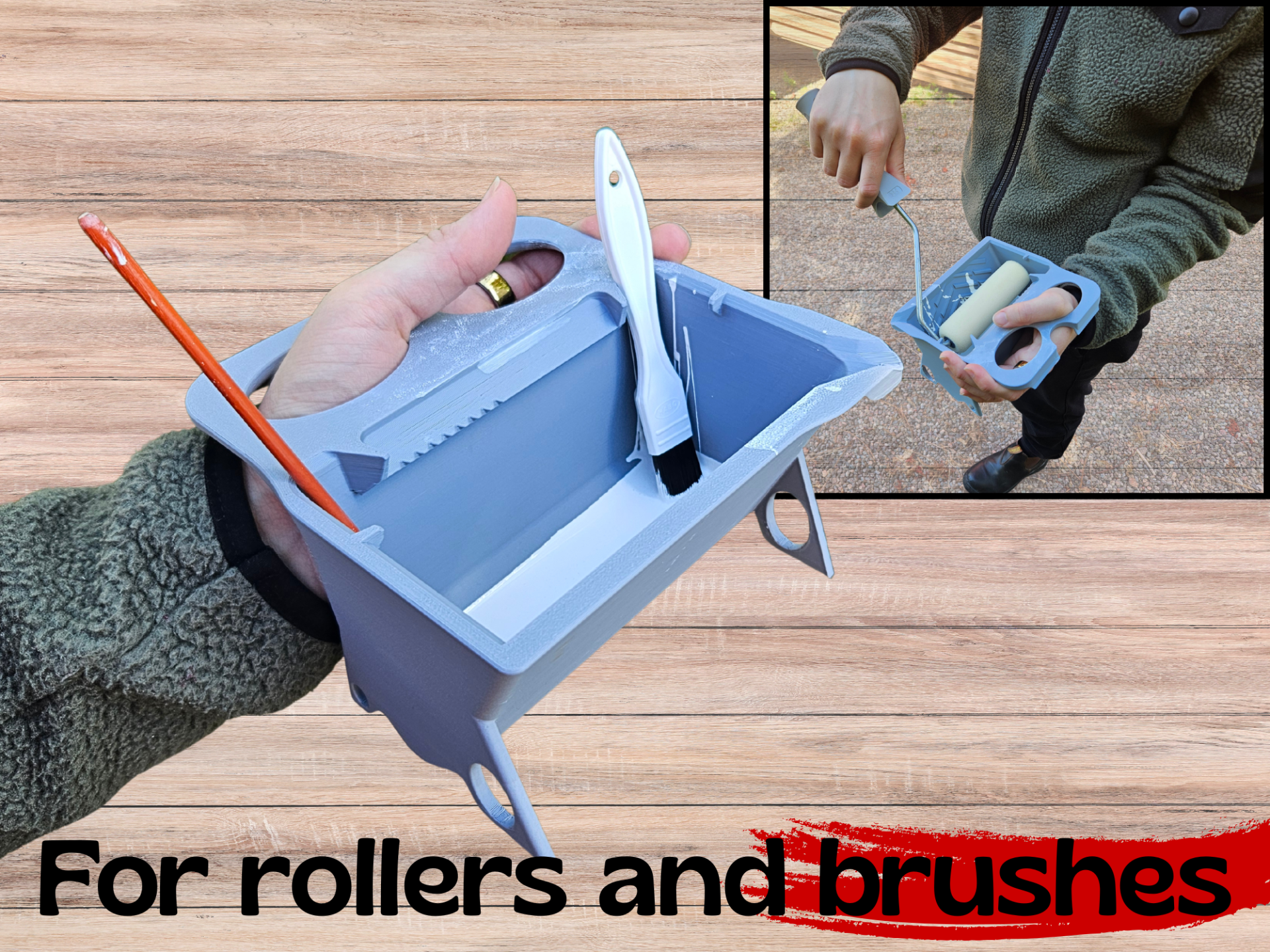 Hand Held Paint Tray