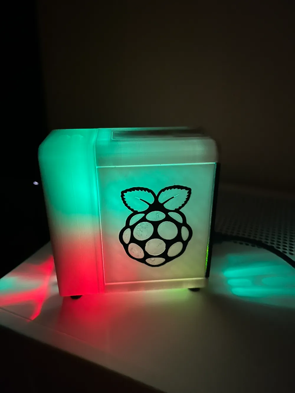 Fractal design Rasp Pi case logo site panel Remixed by MaJoHo - MakerWorld