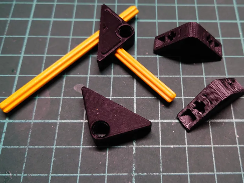 3x3 Tringular Axle Connector