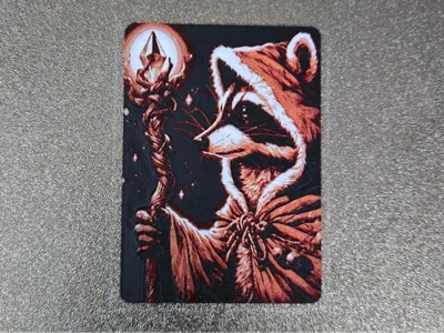 MTG Commander Deck Box inlay Bello Bard Hueforge - Free 3D Print Model -  MakerWorld