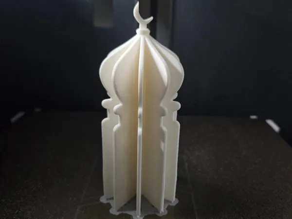 Support décoratif croissant pour Ramadan
