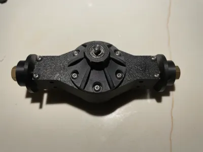 RC 1:14 scale rear axle