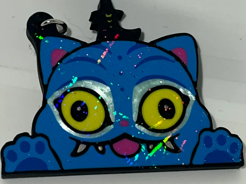 K-Pop Demon Hunters Derpy Tiger Keychain