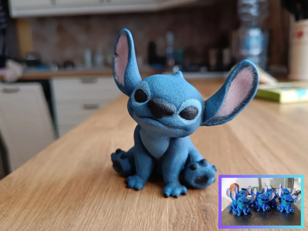 Stitch Fan Art 2025 by Piuppi MakerWorld: Download Free 3D Models - 3D model önizlemesi