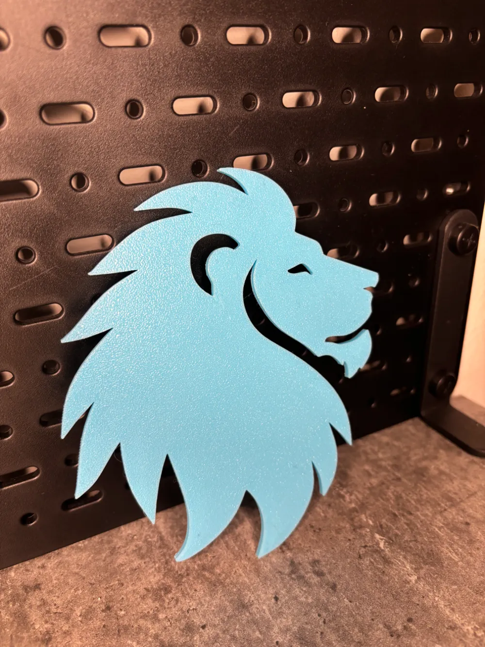 Lion Head Silhouette Wall Art by DZ Printer MakerWorld