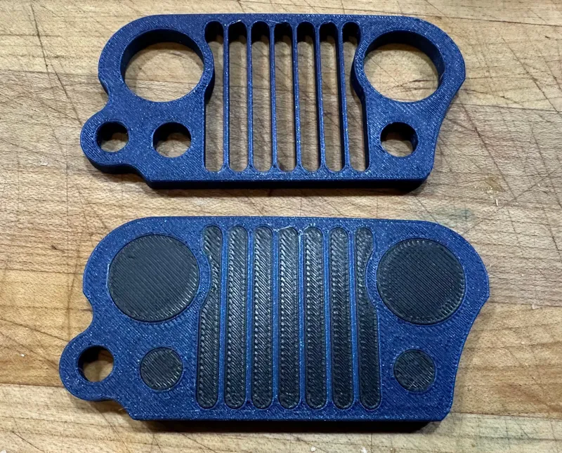 Jeep CJ Grill Keychain