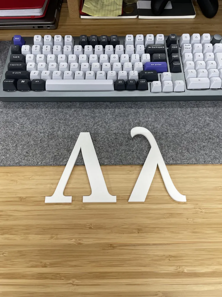 Letras griegas Lambda - Modelo de impresión 3D gratuito - MakerWorld