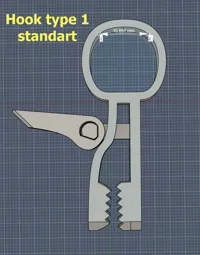 M version, hook type 1 standart