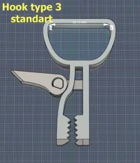 M version, hook type 3 standart
