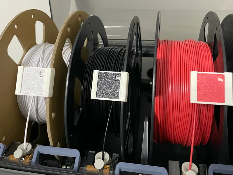 clip label color filament