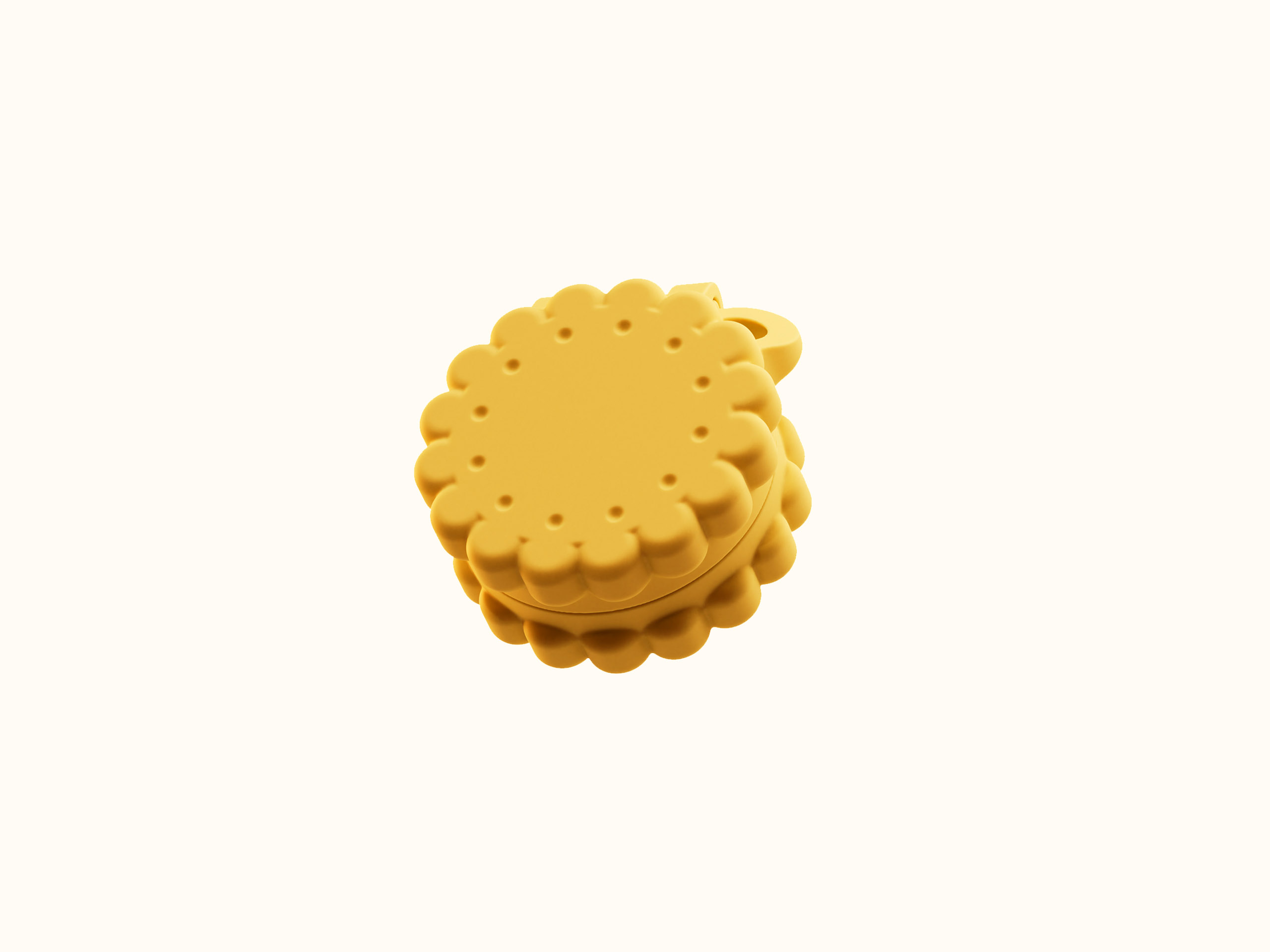 Miniatura 6 do modelo 3D Biscuit Keychain Box (Customizable)