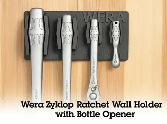Wera Zyklop Ratchet Wall Holder with Bottle Opener