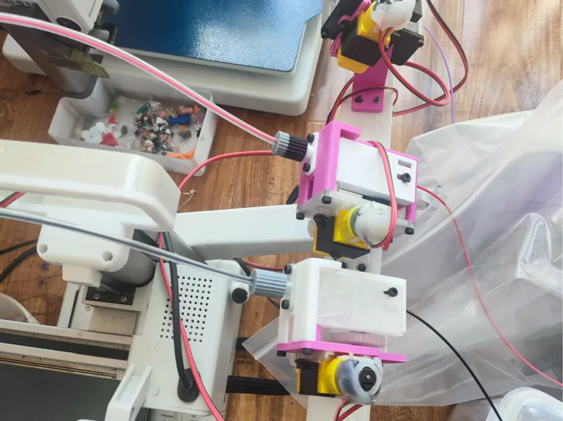 top ams a1mini 4通道固定夹
